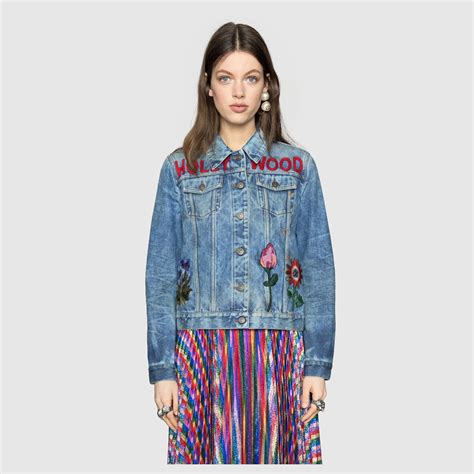 gucci denim.jacket|Gucci denim jacket women.